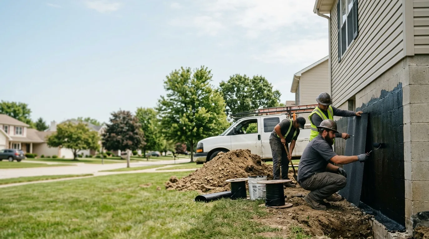 Basement Waterproofing in Divernon, IL near me